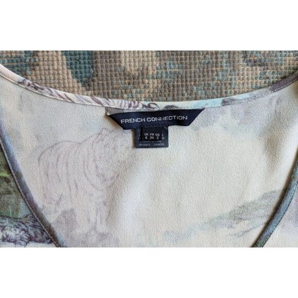 French Connection Misty Mountain Tank Top Size 2 US - Picture 3 of 5